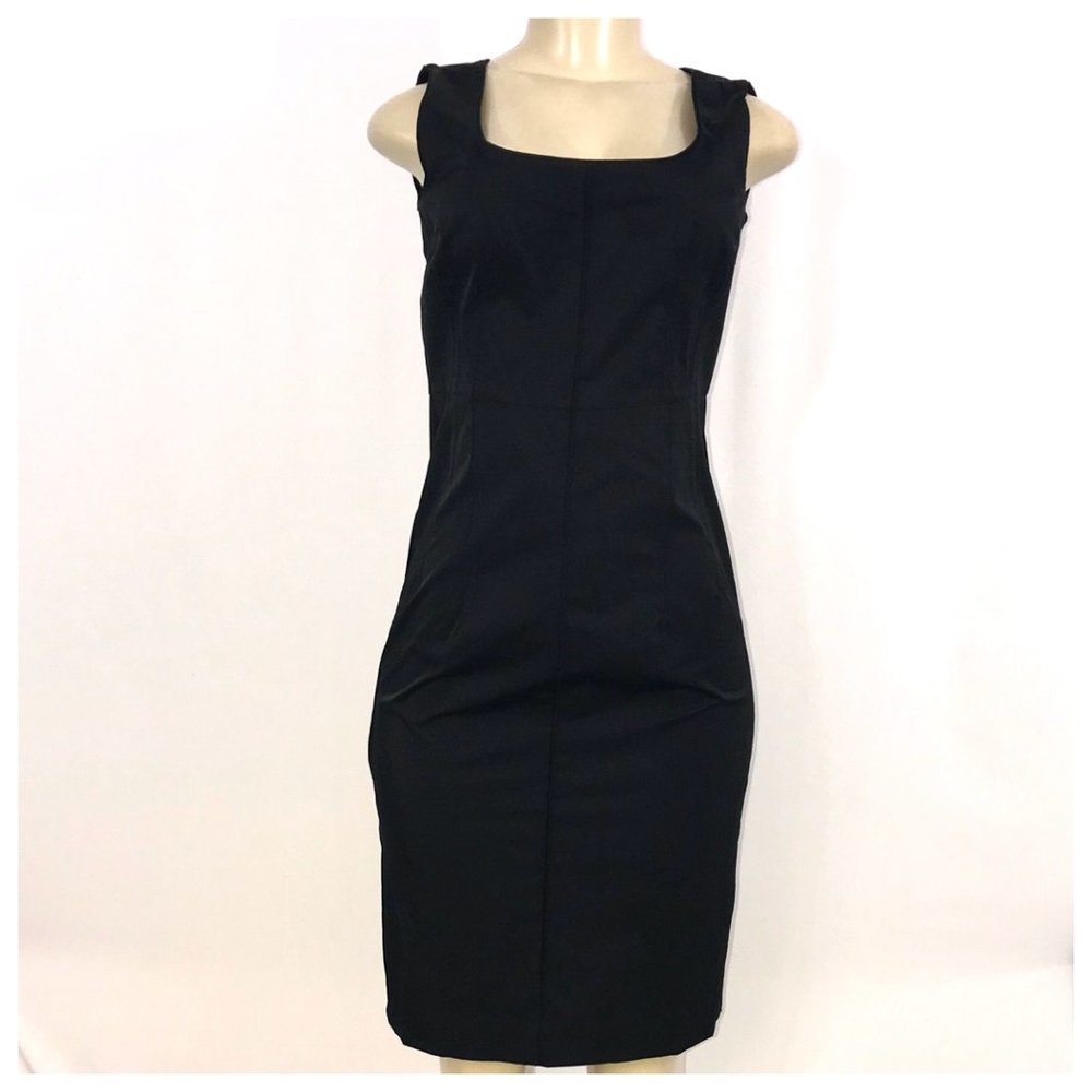 Club Monaco Black Sleeveless Midi Size 2